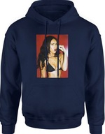 BLUZA MĘSKA Z KAPTUREM MEGAN FOX PLAYBOY GWIAZDA - XL