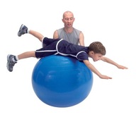 Duża piłka do ćwiczeń gimnastyczna 95 cm dla dzieci dorosłych Physio Gymnic