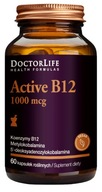 Doctor Life Active B12 1000mcg 60kap. Aktívny VEGE Metylkobalamín Spánok