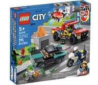 LEGO CITY 60319 AKCJA STRAŻACKA I POLICYJNY POŚCIG Ratownictwo pożarowe