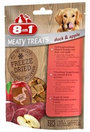 8IN1 Meaty Treats Pochúťka pre psa Kačica Jablko