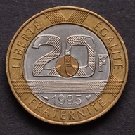 Francja - 20 franków 1995 !WYPRZEDAŻ!