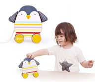 CLASSIC WORLD Drewniany Ciągacz Pingwin Dla Dzieci