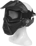 Maska Ochronna Taktyczna Paintball Airsoft Czarna