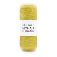 Nić / Włóczka Brushed Mohair by KOKONKI / limonka / 250 m