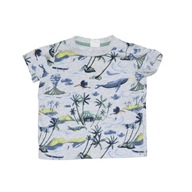 H&M ORGANIC COTTON T-SHIRT BLUZKA 6-9M 74