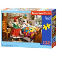 PUZZLE bajkowe dla 6 latka Czerwony kapturek 6+