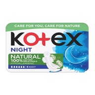 KOTEX Natural Night Podpaski, 6szt.
