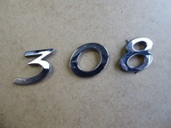 logo znaczek emblemat klapy tył PEUGEOT 308