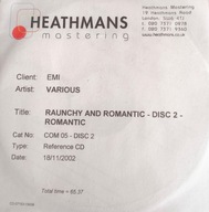 heathMans various CD Disc 2 - ROMANTIC