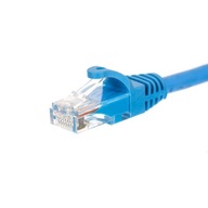 Netrack patchcord RJ45, kat. 5e UTP, 15m niebieski