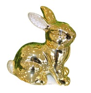 Złoty zając zajączek królik H9 perłowe uszy i ogon