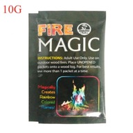 Mistyczne ogień magiczne sztuczki kolorowe płomien