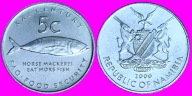 Namíbia 5 Cent 2000 Afrika Örökös67