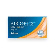 Soczewki Miesięczne AIR OPTIX NIGHT & DAY 3 szt moc -04,75 8,6