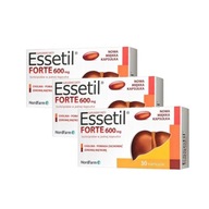 Nord Farm Essetil Forte 600mg 90kaps Pre Pečeň