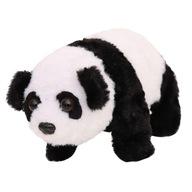 Brzmiąca chodząca panda lalka zabawka pluszow