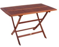Skladací stôl ORLANDO 120x70 od firmy Garden Pleasure rozkladací drevený
