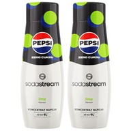 2× Sirup SodaStream Pepsi Max Lime Flavour 440 ml