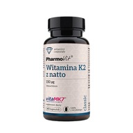 PharmoVit Vitamín K2 s natto Menachinon 150 µg inulín 60 kapsúl