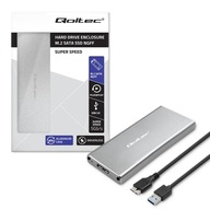 Aluminiowa Obudowa Kieszeń na dysk M.2 SSD SATA NGFF USB3.0 speed 5Gb/s 2TB