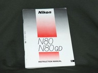 Instrukcja obsługi Nikon N80/N80QD.
