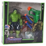 ZESTAW FIGURKA HULK PISTOLET STRZAŁKI AVENGERS