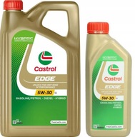 Motorový olej Castrol Edge 5W30 LL 5 l 5W-30 + Motorový olej Castrol Edge LL FST Titanium 1 l 5W-30