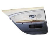 BMW E65 LIFT side door left rear part leather beige