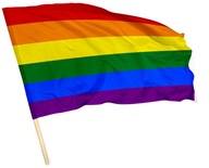 Flaga PRIDE LGBT Tęczowa 112x70 cm Pride Flagi Miłości Flagi Tolerancji