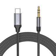 Kábel Tech-Protect UltraBoost AUX minijack (3,5 mm) - USB typ C 1 m