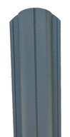 SZTACHETY metalowe OMEGA szer.12 cm grafit mat7016