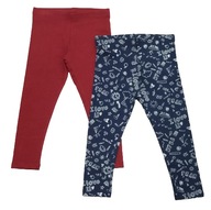 Legginsy dziewczęce PRIMARK 24-36 m 98 cm 2pak