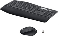 Sada klávesnice a myši Logitech čierna