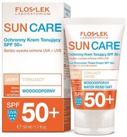 FLOSLEK Sun Care, Ochronny Krem Tonujący SPF 50+,