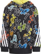 BLUZA DLA DZIECI ADIDAS DISNEY MICKEY MOUSE CZARNO-KOLOROWA HK4695 r 104cm