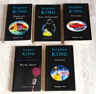 5x Stephen King Lśnienie Miasteczko Salem Serca Atlantydów Christine Marsz