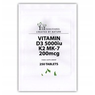 FOREST VITAMIN Vitamín D3 5000IU K2MK7 200mcg 250t