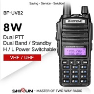 Baofeng Uv 82 8W Walkie Talkie Ham Radio daleki zasięg podwójny Ptt 10 Km