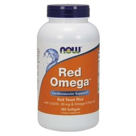 Red Omega (Red Yeast Rice) 180 kaps. NOW FOODS