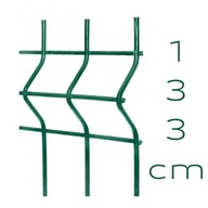 Panel ogrodzeniowy zielony fi 4 h133 Standard