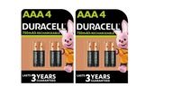 8 x akumulator Duracell AAA 750 mAh (2 blistry po 4 baterie)