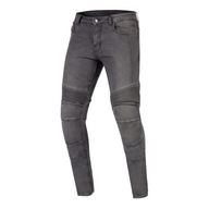 SPODNIE MOTO JEANSY OZONE RUSTY WASHED BLK 40/34