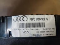 Audi A3 8P Sportback lift dials dials 8P0920932S 1.6 TDI SPRAWNY