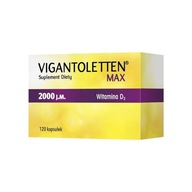 Vigantoletten Max 2000 j.m., 120 kapsułek