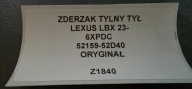 bumper rear rear part LEXUS LBX 23- 6XPDC original 52159-52D40