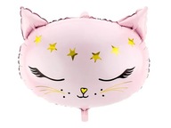 Fóliový balón Mačiatko ružový 48cm x 36cm