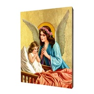 Ikona anjel strážny pre dievča na krst