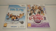 Nintendo Wii U-Sing 2 i We Sing dwie gry