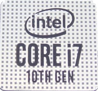 Naklejka INTEL CORE i7 10th GEN. 14x14mm [4]